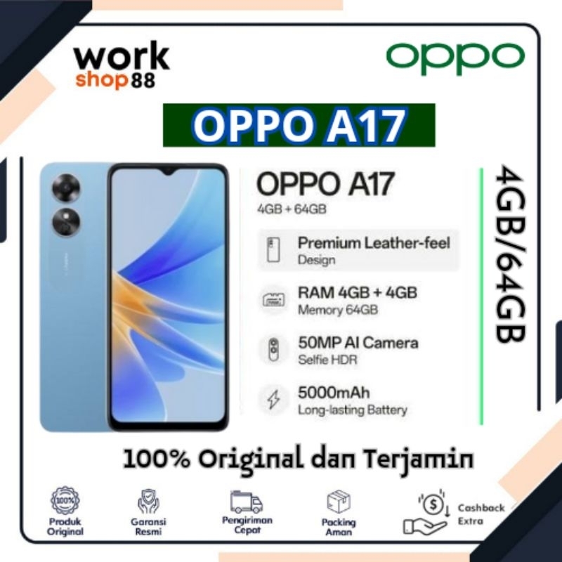Second OPPO A17(4GB/64GB)✓