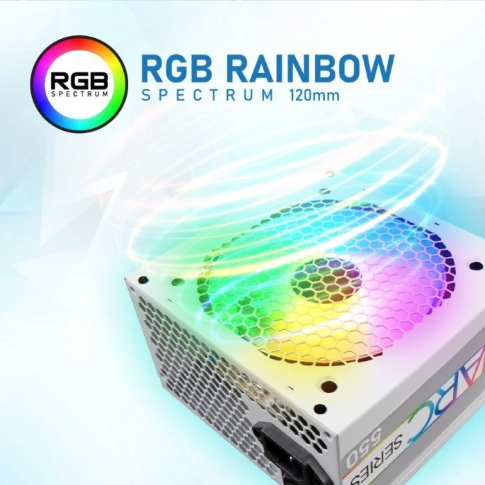 PSU VURRION ARC450 RGB FROZE ARCTIC White - ATX POWER SUPPLY 80+