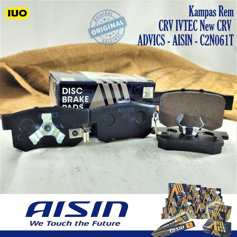 Brake Pad AISIN CRV iVTEC New CRV Kampas Rem ADVICS C2N061T - ORIGINAL