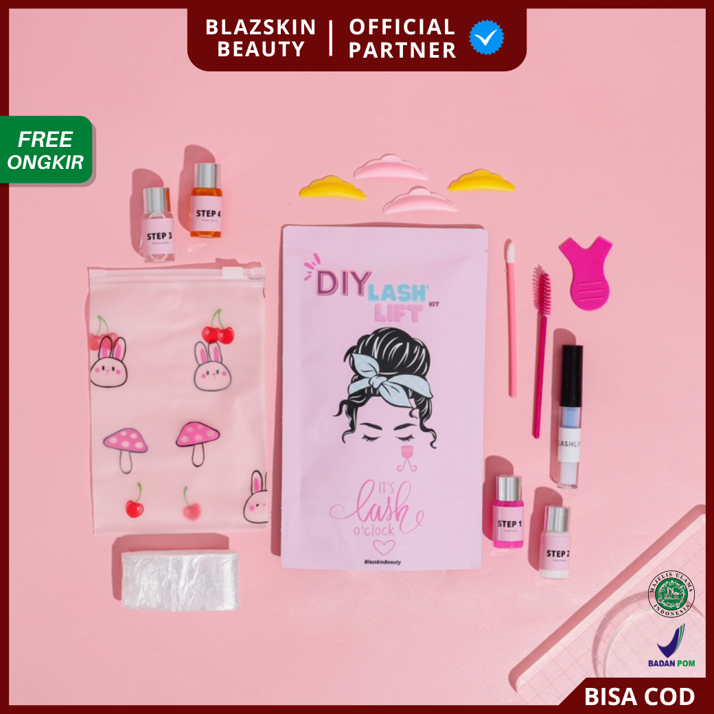 [ FREE GIFT ] DIY LASH LIFT KIT Blazskin Beauty - Eyelash Lift Pelentik Bulu Mata