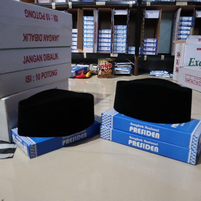 SONGKOK PECI SUSUN MODEL SEDAN tinggi Normal (9 cm) + Ada Dus Setiap Peci