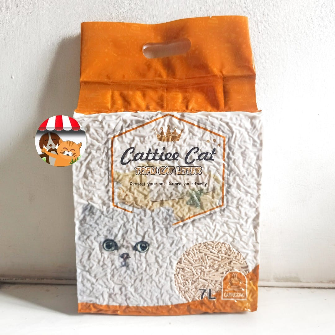 Pasir Tofu Cat Litter Cattiee 7 Liter - Pasir Kucing Ramah Lingkungan