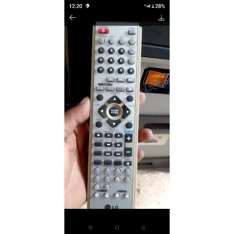 remote compo audio LG