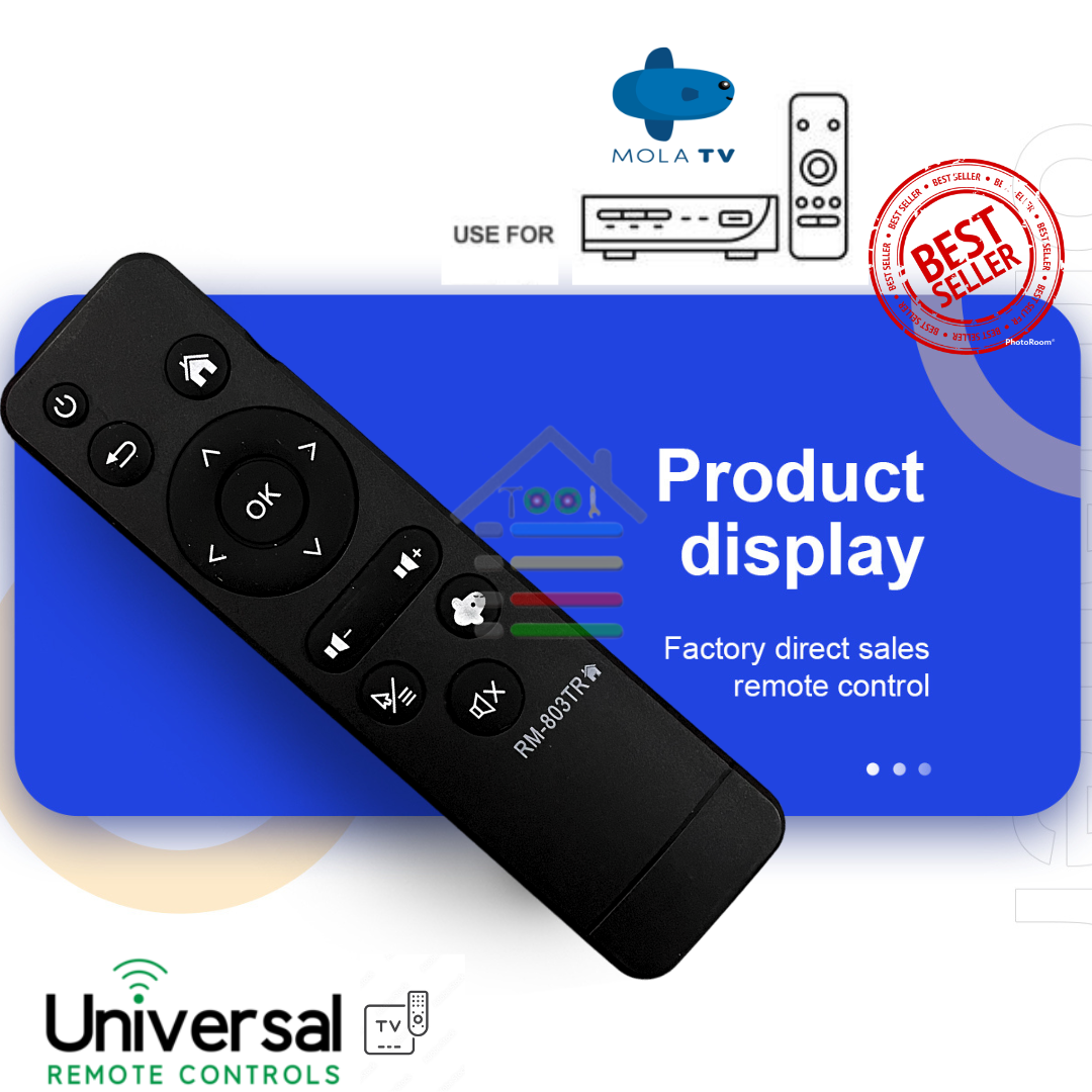 REMOTE ANDROID BOX MOLA POLYTRON AKARI set top box TV ANDOID RM-803