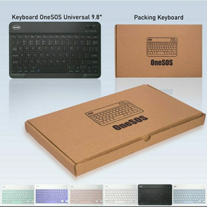KEYBOARD WIRELESS BLUETOOTH UNIVERSAL ONESOS FOR TABLET