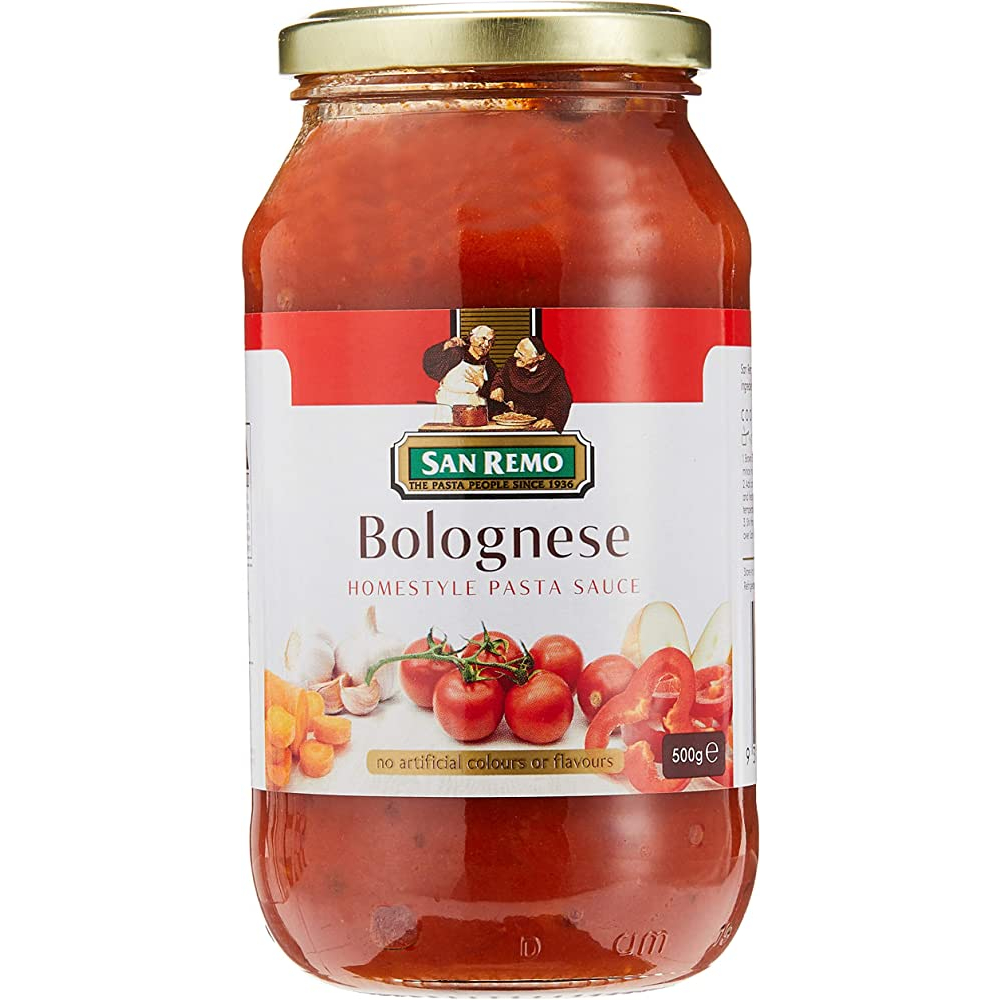 

San Remo Pasta Sauce Bolognese 500gr (INSTANT)