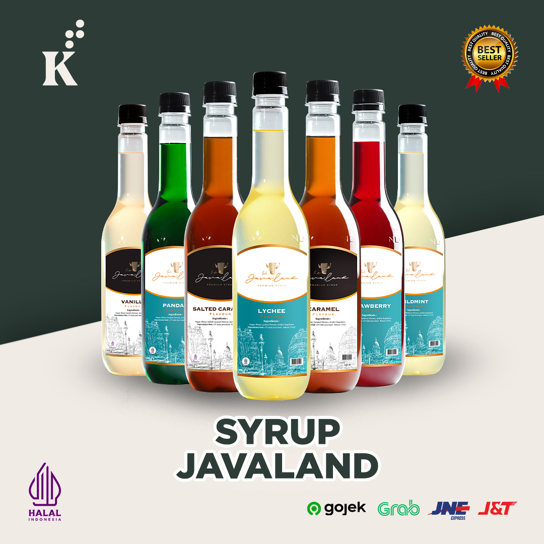 

Sirup / Syrup Javaland Rasa Pandan 650ml || Sirup Campuran Kopi , Sirup Cafe Premium