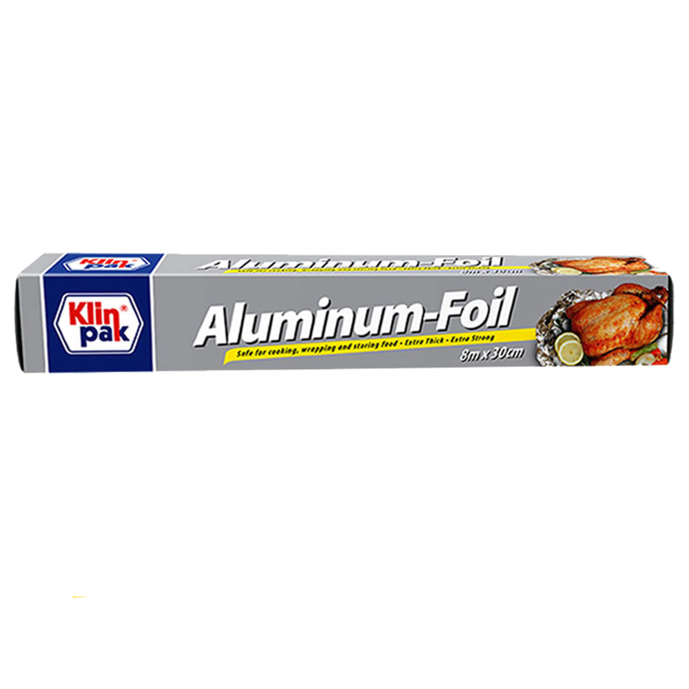 Klinpak Aluminium Foil Wrap 8m x 30cm