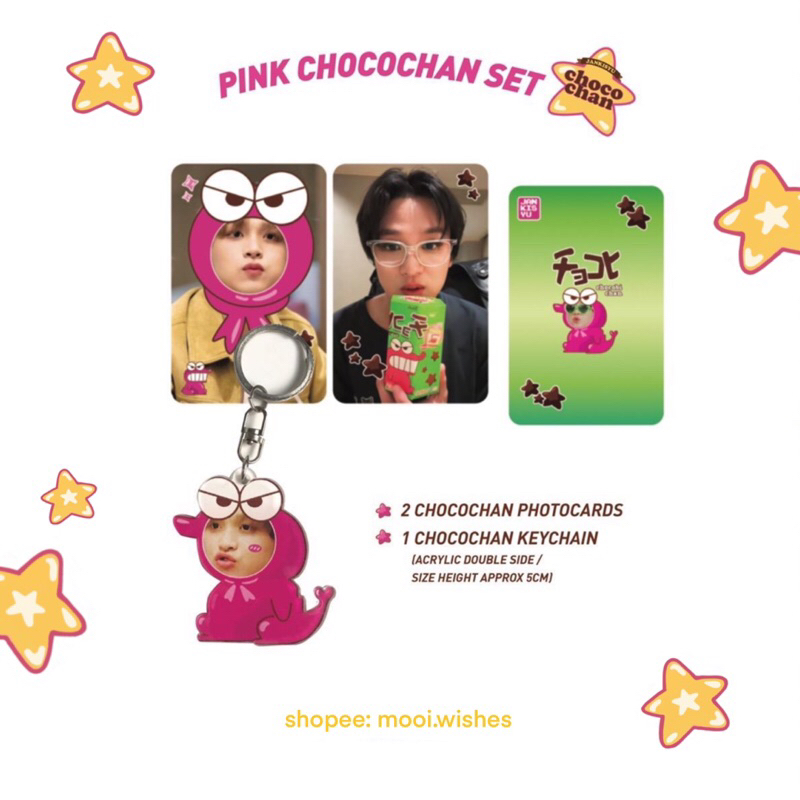 Chocochan Chocobi Haechan Set (photocard, keychain)