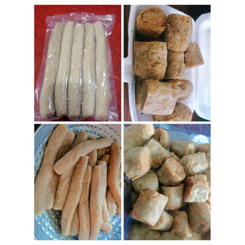 

Pempek Lenjer Panjang Item Super Frozen / vacum isi 10 bh per pcs Pempek Cek Heppy lemak ikannya terasa cukonya sedap kental pempek palembang asli.