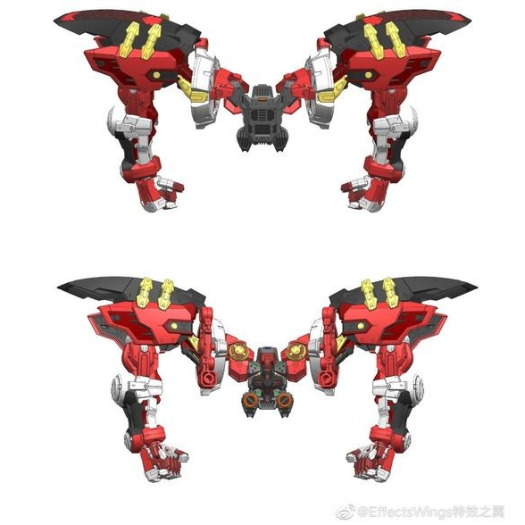 Powered Arms MG Astray 1/100 Effect Wings Astray Red Frame