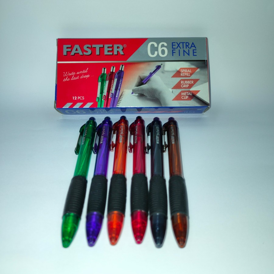 

Pulpen Faster C6- Black ( 1 Pcs )