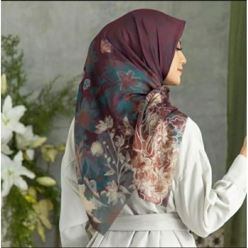 KERUDUNG SEGI EMPAT UMAMA MOTIF / HIJAB UMAMA MOTIF TERBARU