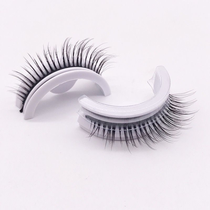 Bulu Mata Palsu Berperekat Tampa Lem / Bulu Mata Korean 3D Tahan Air Natural Eyelashes Style