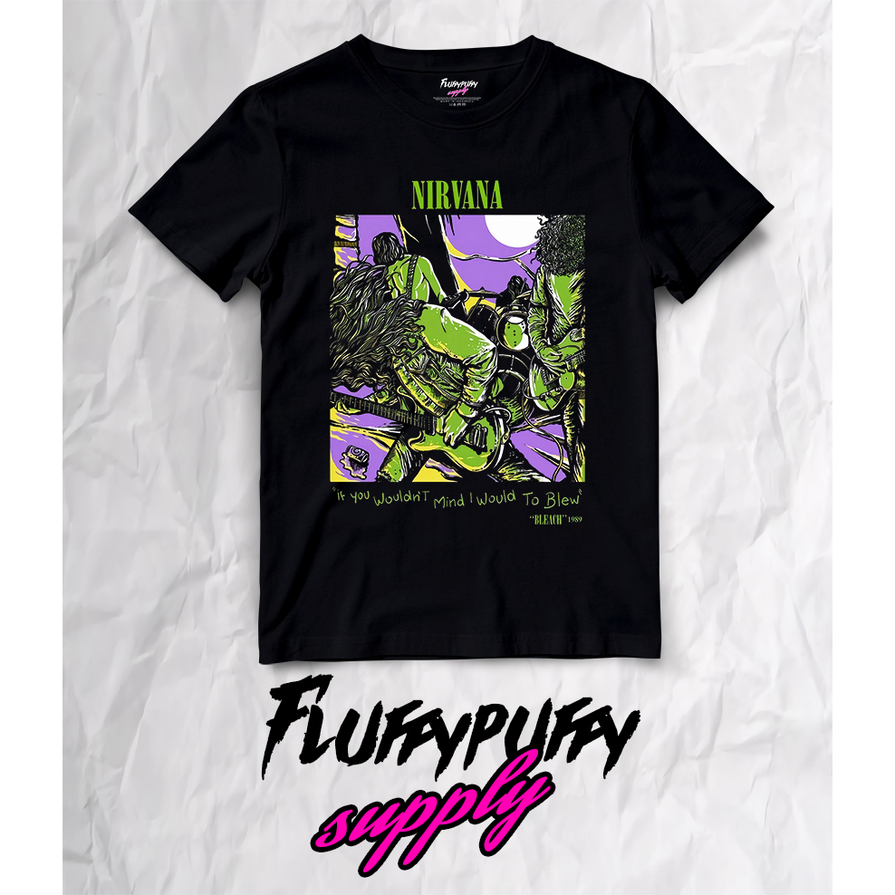 Kaos Band Nirvana - Bleach | Nirvana T-shirt