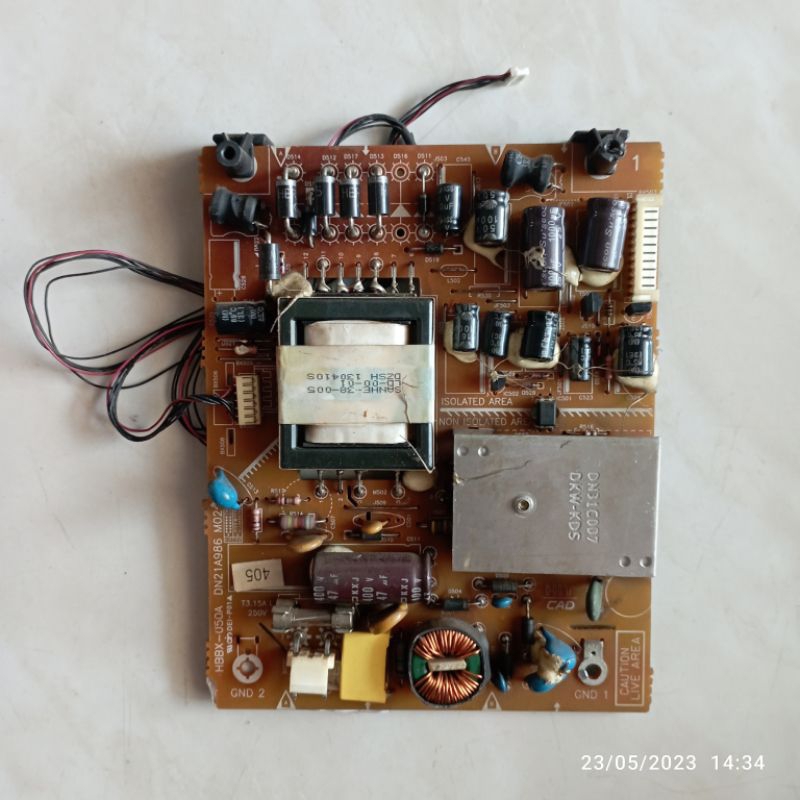 PSU POWER SUPPLY REGURATOR MESIN TV POLYTRON PLD24T605 PLD24T605W PN24