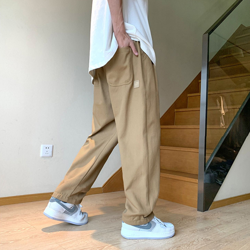 Celana Cargo Panjang Pria Korean style celana Olahraga Sport Jogging jumbo pria baggy pants Oversize lurus longgar celana casual pria celana Jogger pria