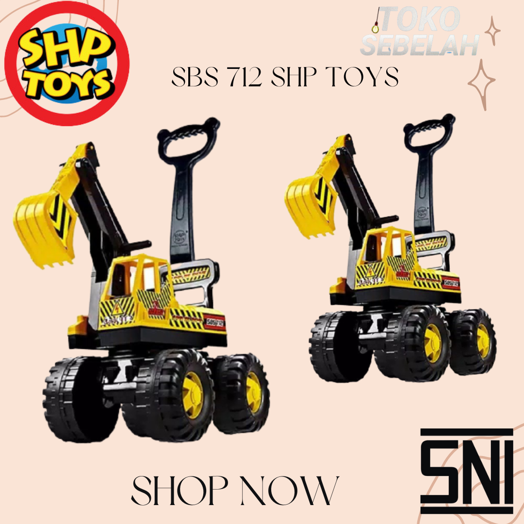 MAINAN DORONG EXCAVATOR BEKO SHP SBS 712 SHP TOYS TRUK KERUK