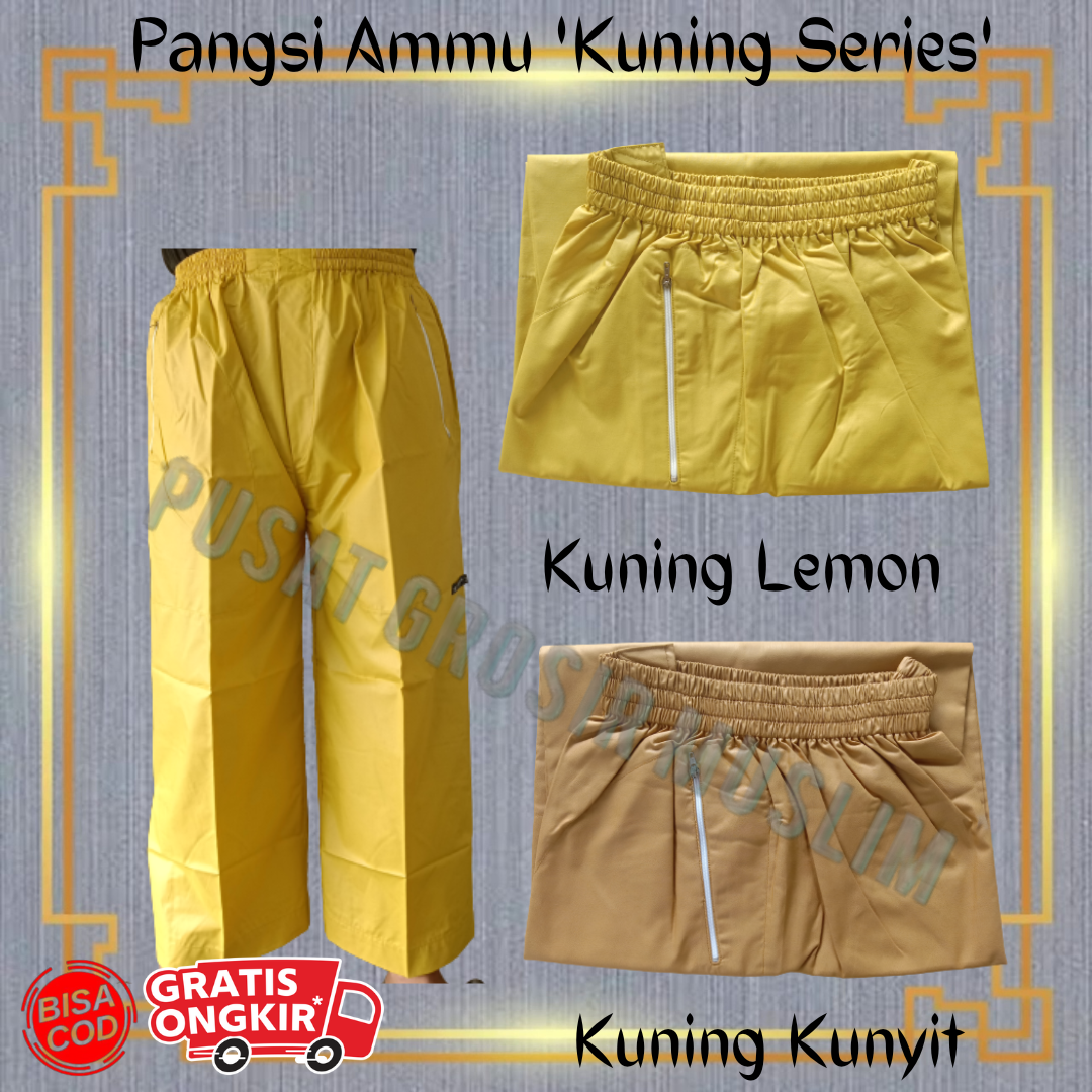 Promo Celana Pangsi By Ammu Dewasa Kuning Series Celana Pangsi Sirwal