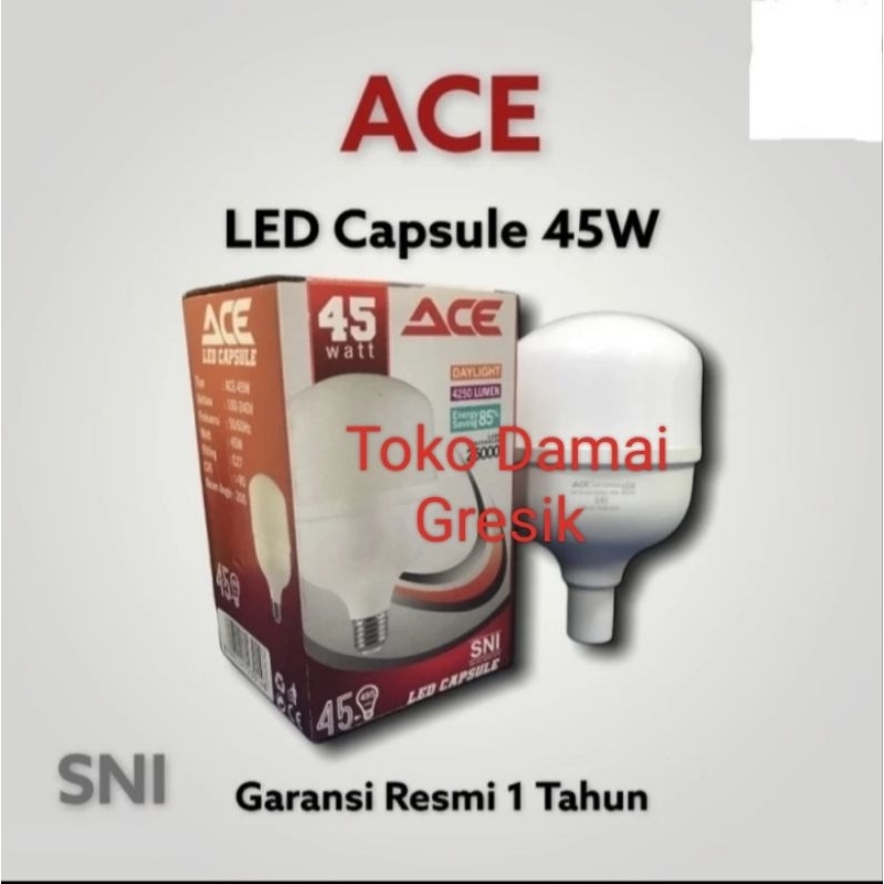 Lampu ACE Led Capsule 45w // Cool Daylight