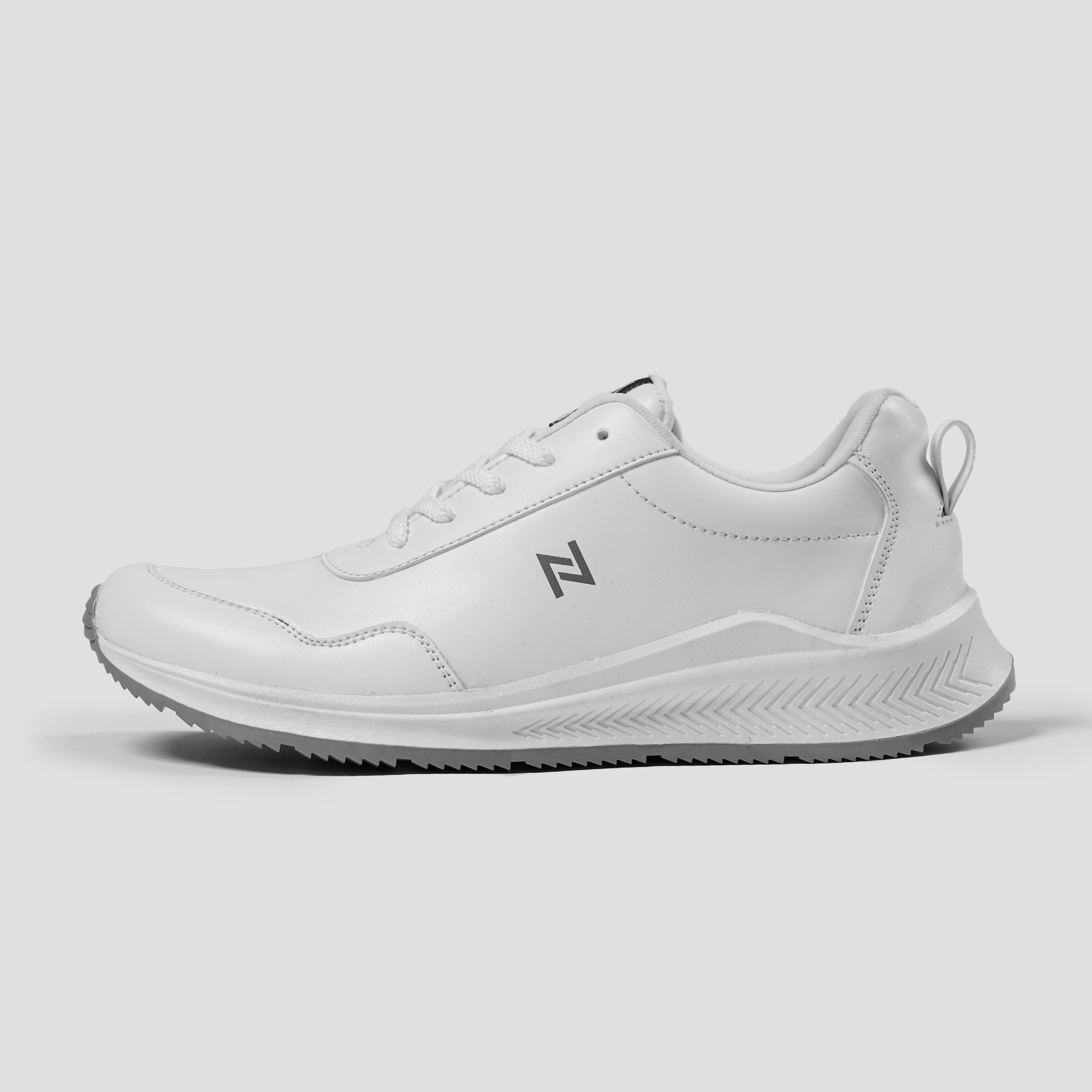 Sepatu Sneakers Pria Casual Shoes Sporty Olahraga Trendi Pria Wanita Unisex Original Naz Elgin White