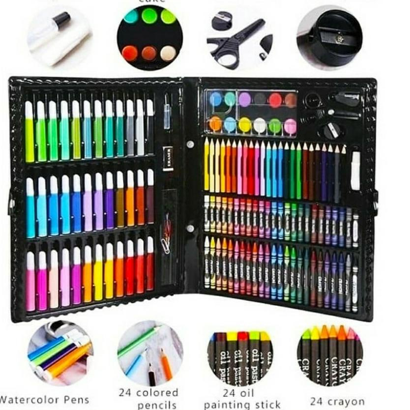 

Ready Khusus ALAT TULIS CRAYON SET COLOURING 150PCS - PENSIL WARNA 1SET 150PCS SUPER LENGKAP