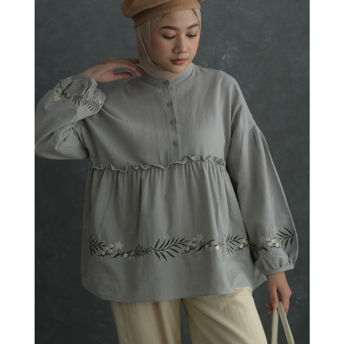 Myrubyicious NIRANA LONGSLEEVE KODE NN1963  | LONGSLEEVE | LONGSLEEVE WANITA | LONGSLEEVE MOTIF | LONGSLEEVE  BUNGA