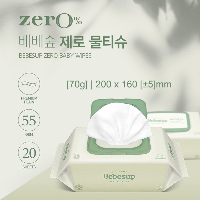 BEBESUP ZERO BABY WIPES - TISSUE/TISU BASAH BAYI