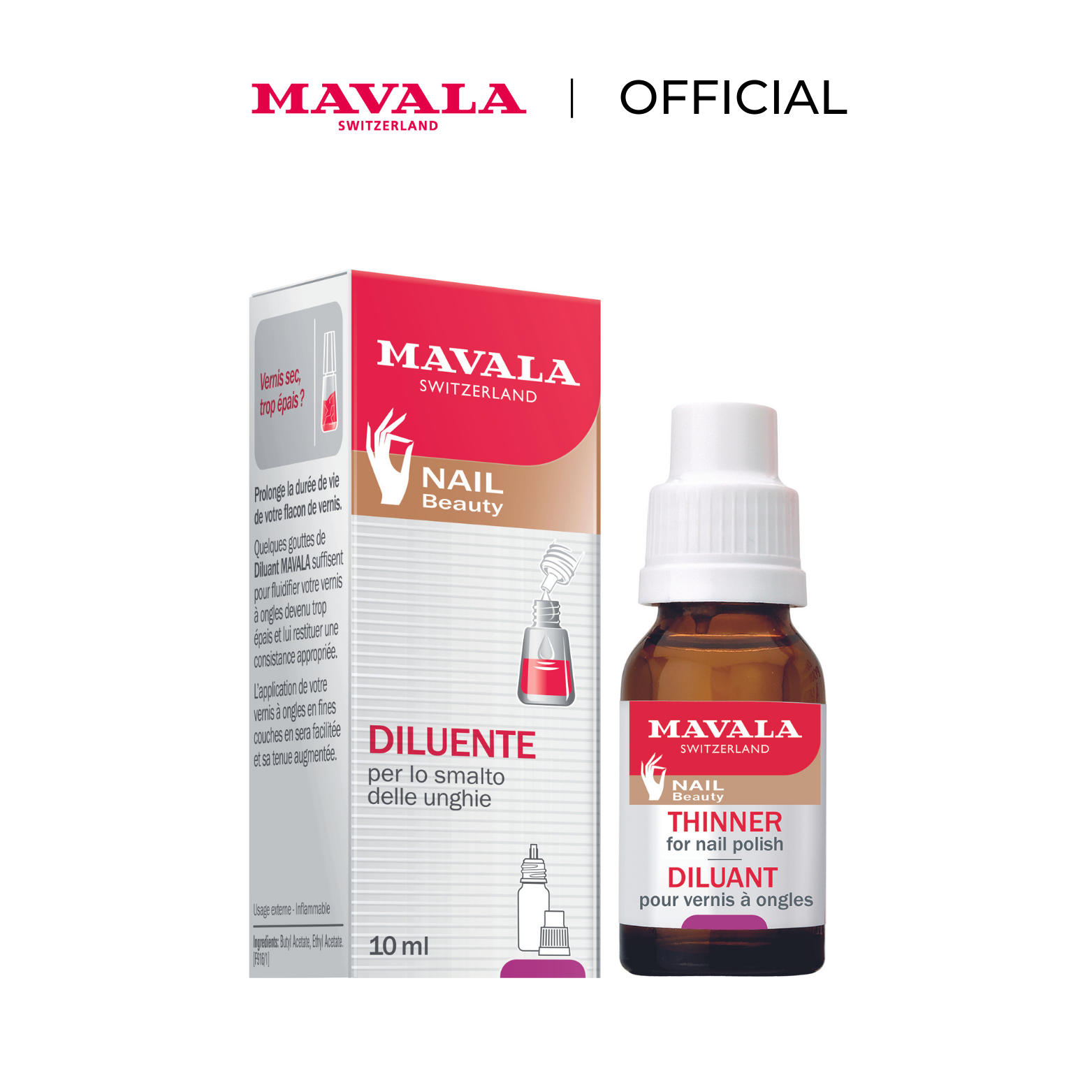 Mavala Thinner For Nail Polish 10ML