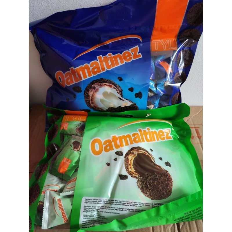 Oatmaltinez Choco Biscuit Ball Mix Kemasan Asli 300 gram