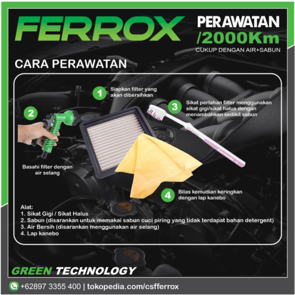{Sparepart} FILTER UDARA FERROX SUZUKI GSX-R150 2017 Murah