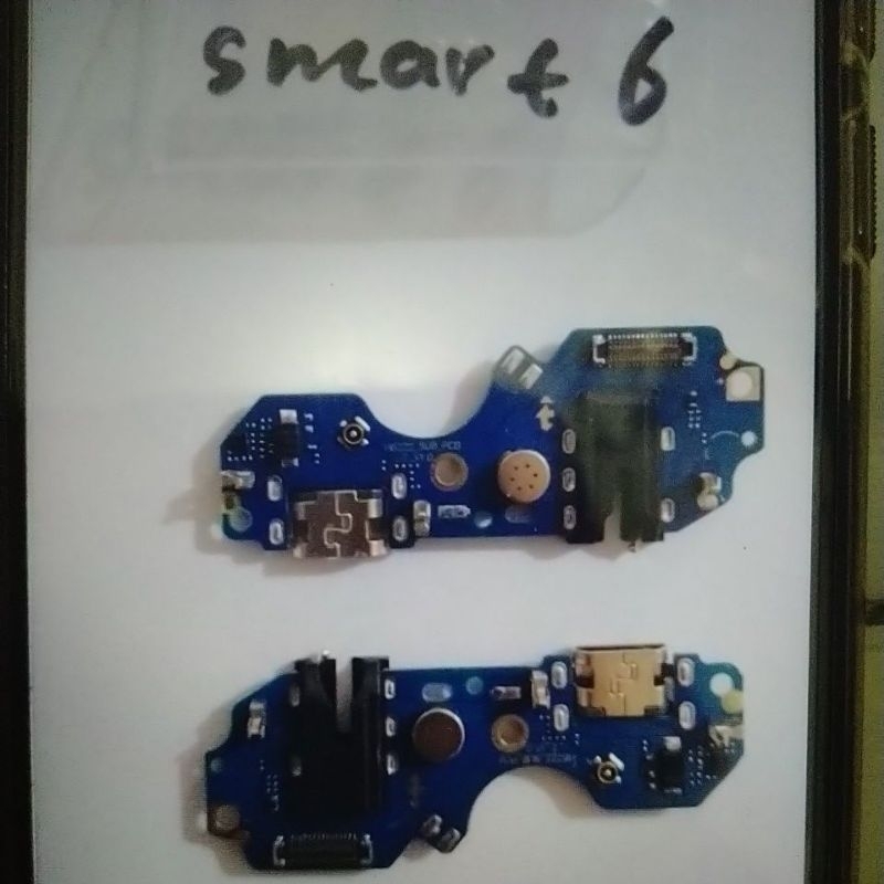 Fleksibel Flexibel Flexible Papan PCB Con Cas Con TC Konektor Charger Infinix Smart 6 X6511