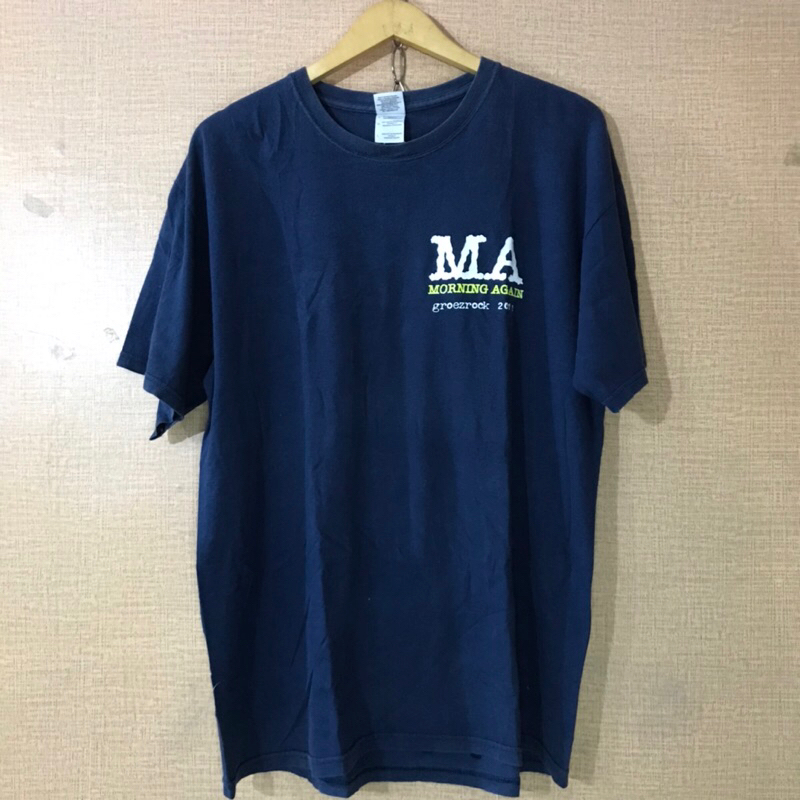 KAOS BAJU BAND MORNING AGAIN HARDCORE NEW SCHOOL SHAI HULUD XMAROONX GOOD LIFE RECORD AS FRIEND RUST