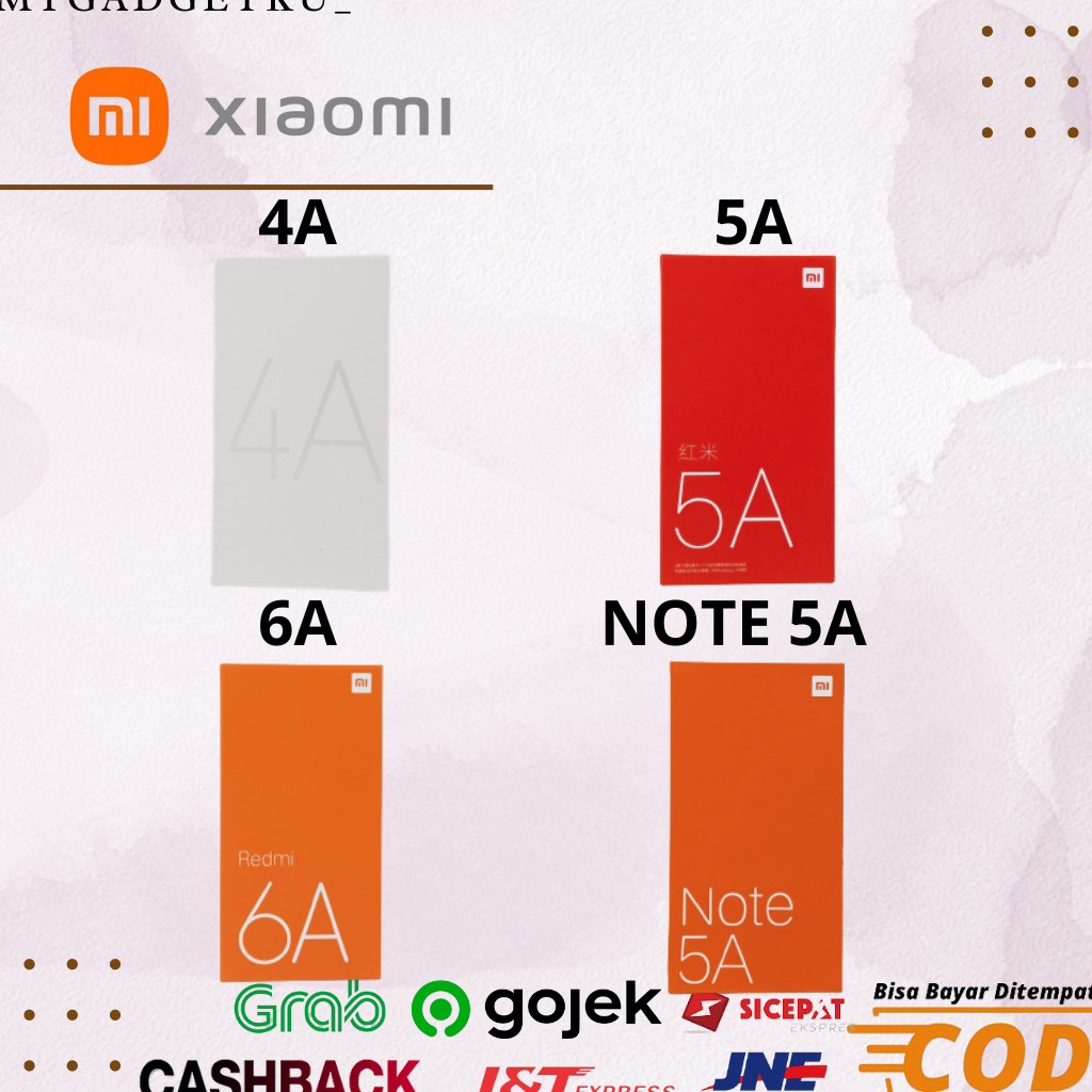 DUS BOX REDMI 4A / 5A / 6A