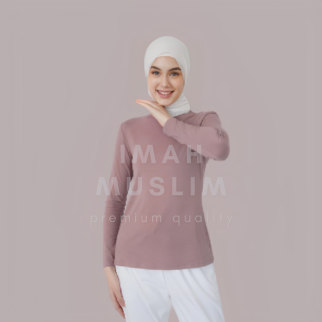 MANSET DALAMAN BAJU BAHAN RAYON SUPER PREMIUM HIGH TURTLENECK COOL &amp; STRETCH