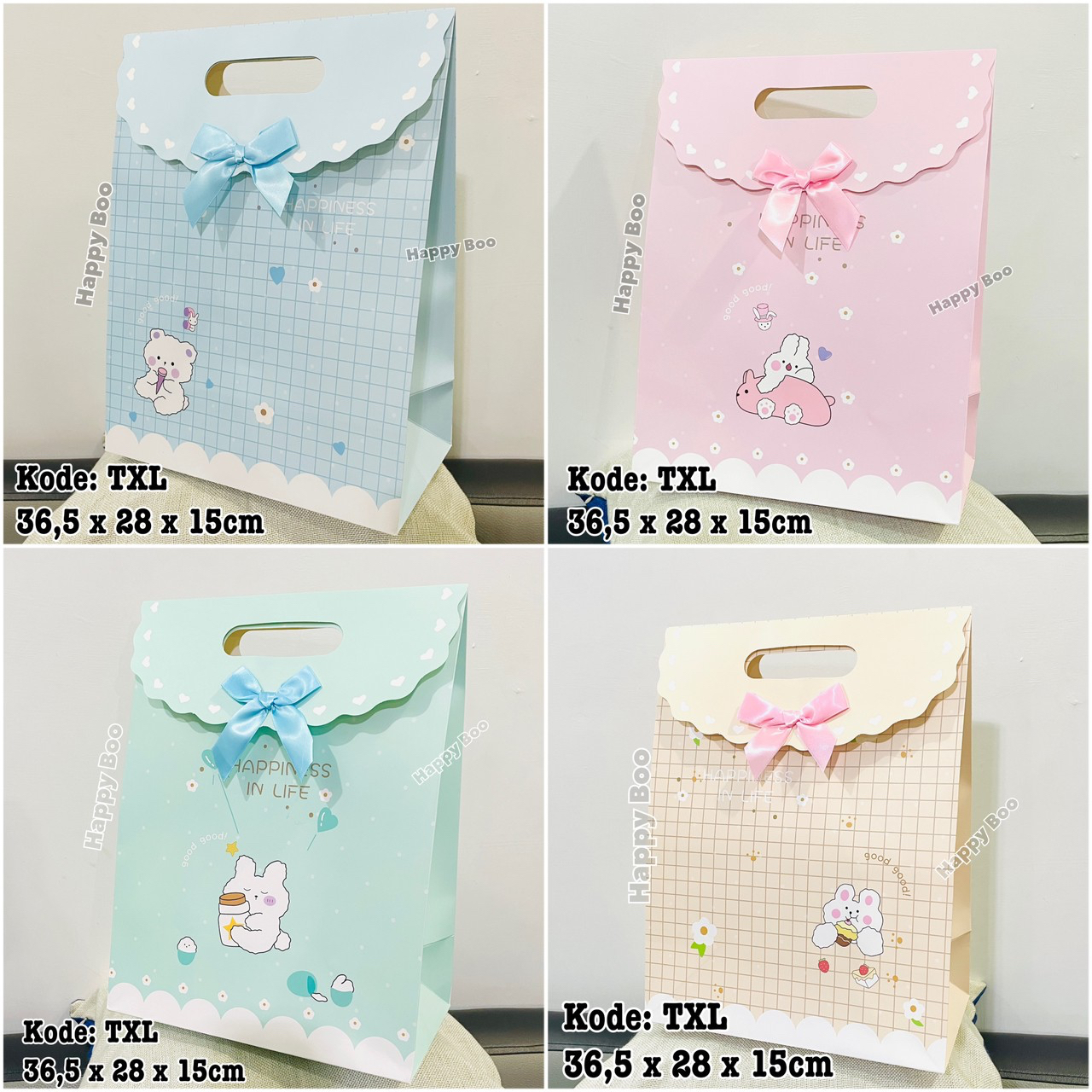 bag paper tutup jumbo xl paper bag tas kado tas kertas goodie bag extra large besar TXL bag pita