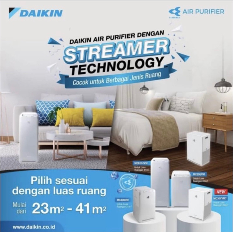 AIR PURIFIER DAIKIN MC55UVM6-7