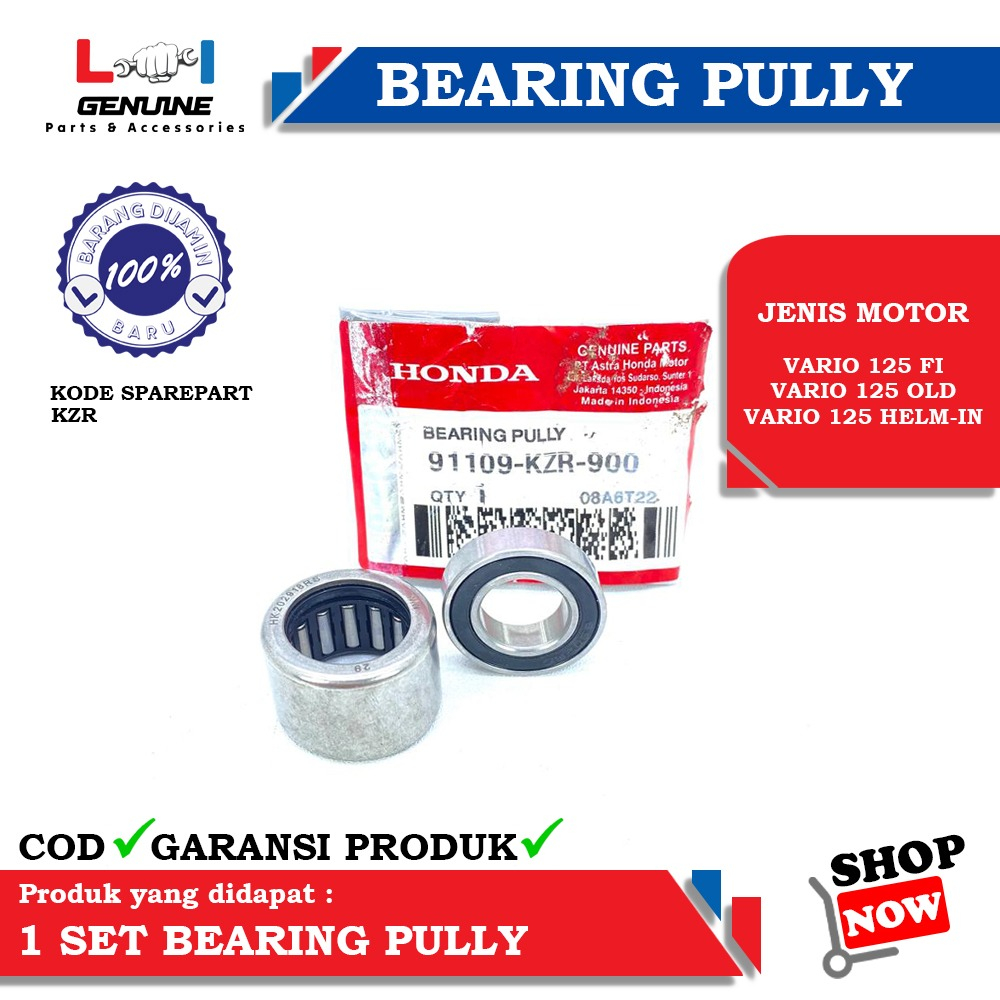 -LOI- BEARING PULLEY KZR PULLY BAMBU VARIO 125 FI, VARIO 125 ESP, VARIO 150 ESP