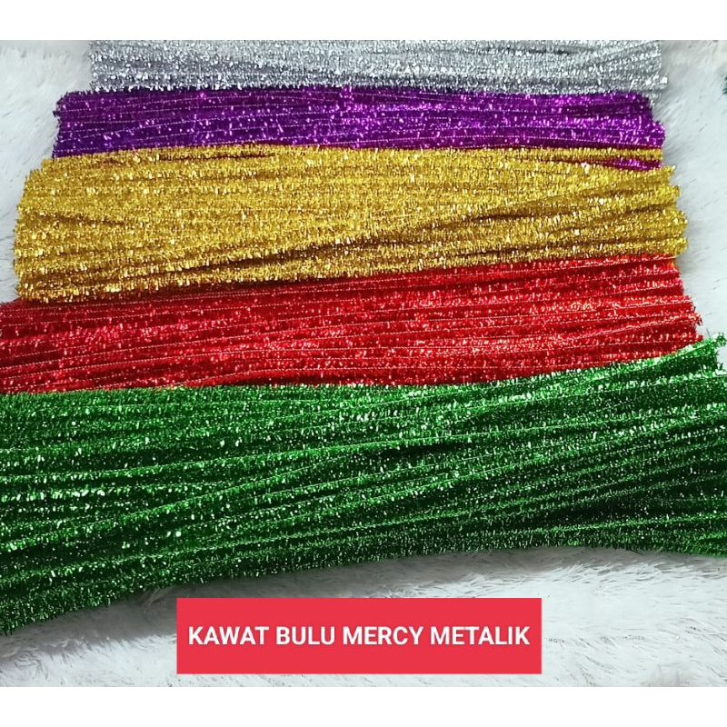 KAWAT BULU MERCY METALIK ( ISI:-/+100PCS )