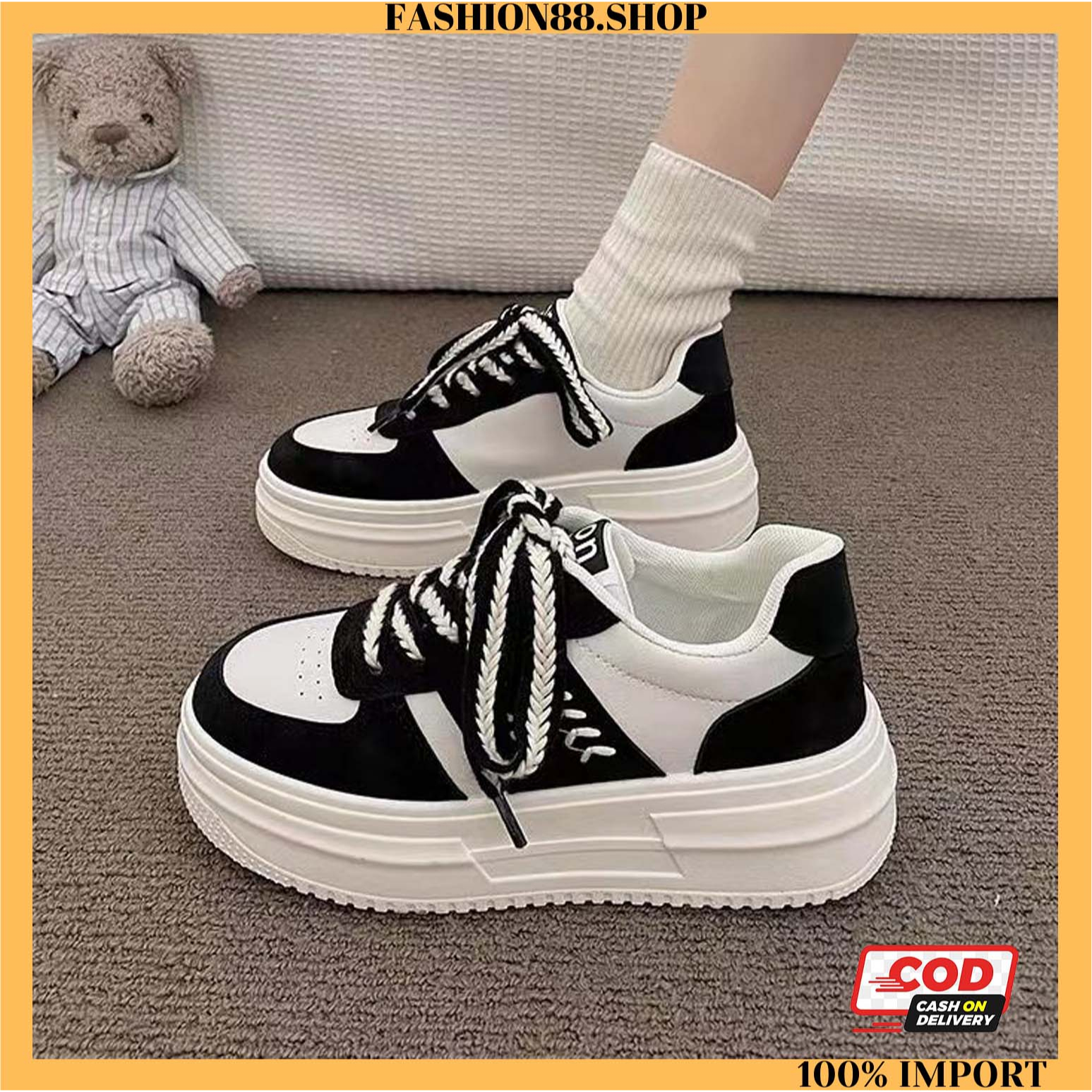 Sepatu Sneakers Import Sepatu Wanita Premium Quality SP 060