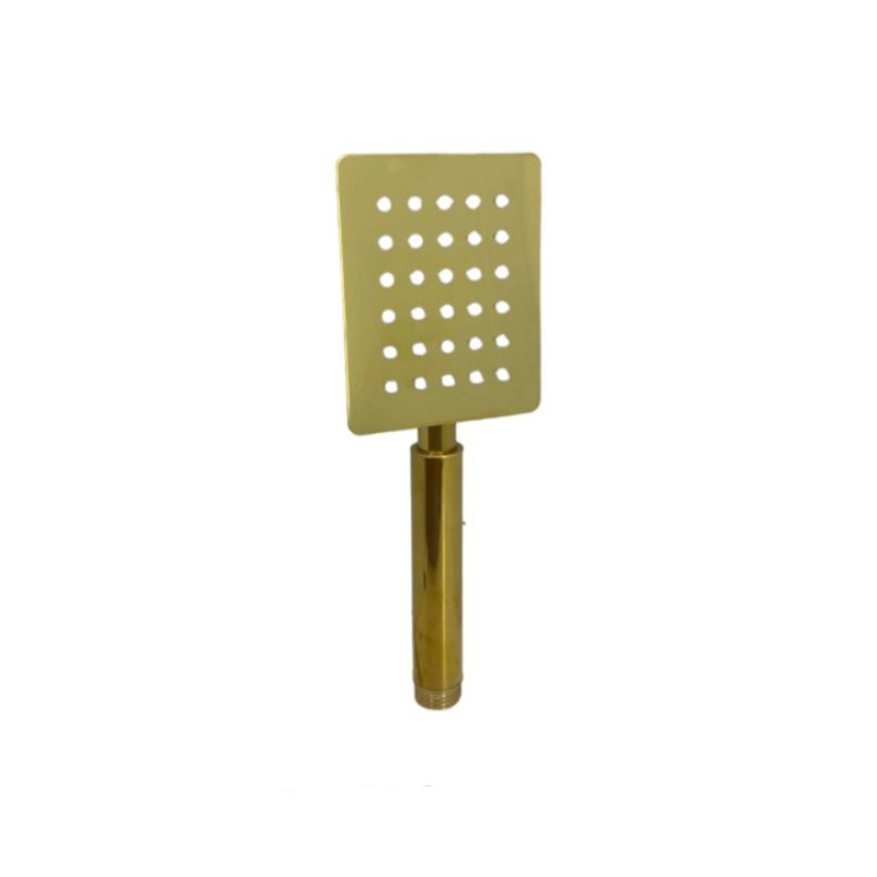 Kepala hand shower kotak minimalis Gold / head shower mandi GOLD