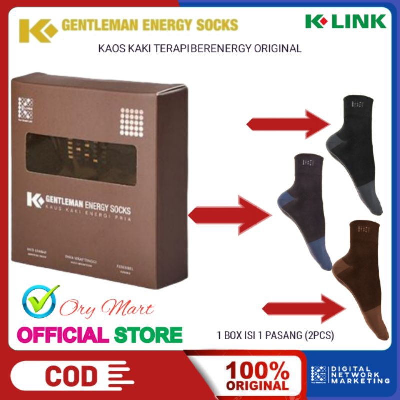 KAOS KAKI KESEHATAN TERAPI ORIGINAL K GENTLEMAN ENERGY SOCKS