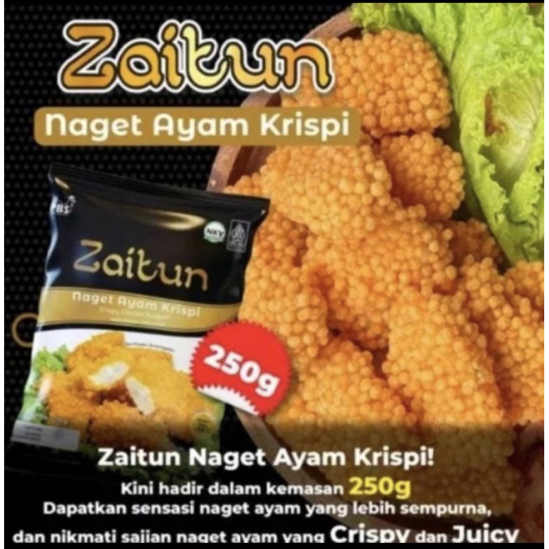 Zaitun Naget Ayam Crispy