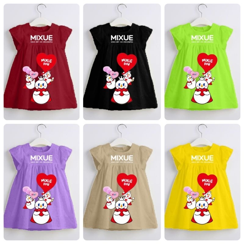 DRESS ANAK MIXUE 1-4 TAHUN