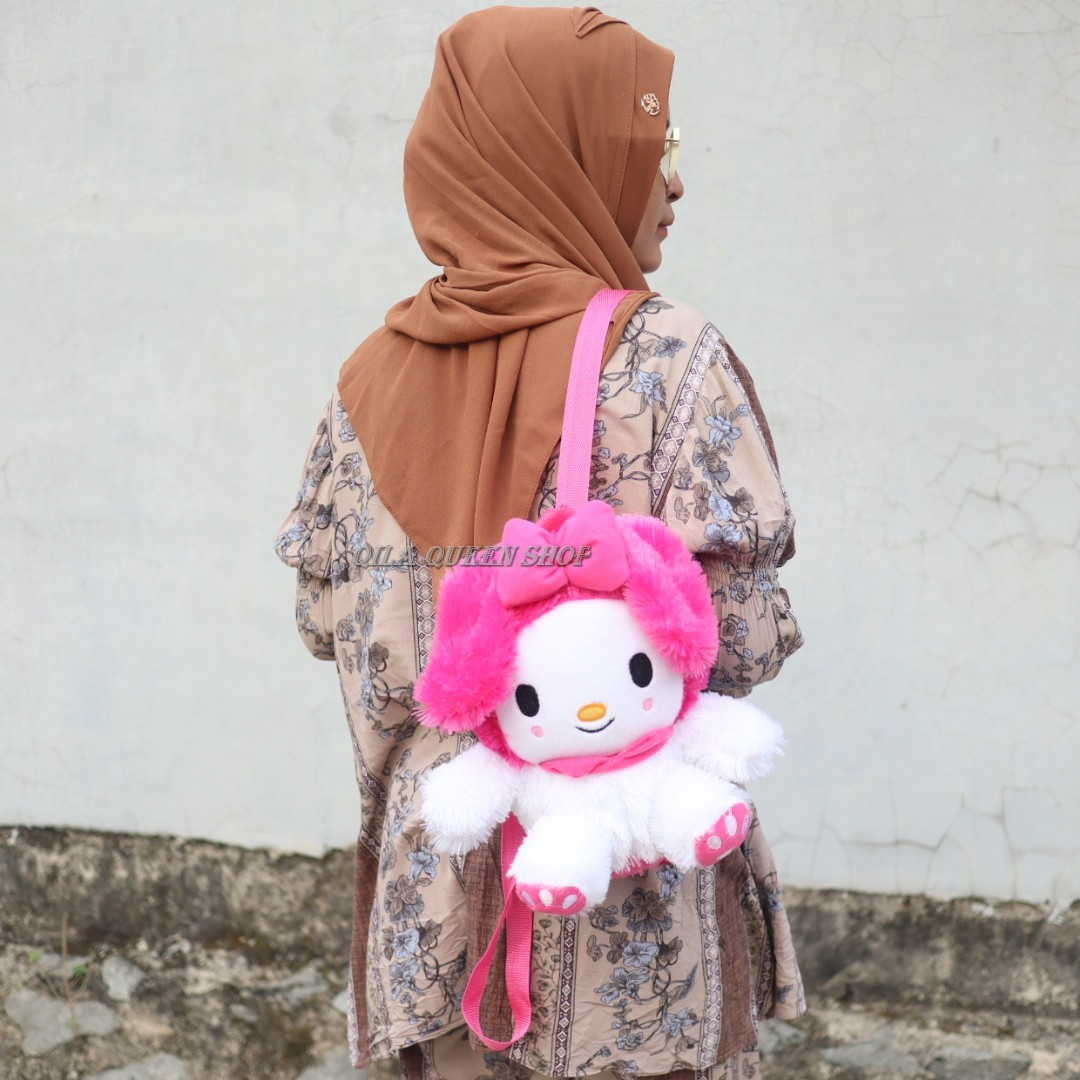 TAS GENDONG MELODY KARAKTER BONEKA, MURAH, LUCU, BAHAN HALUS