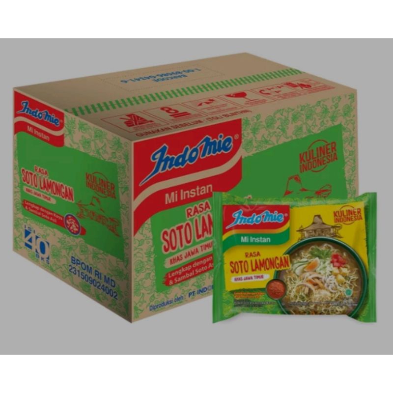 

Indomie Kuah 1ctn isi 40pcs