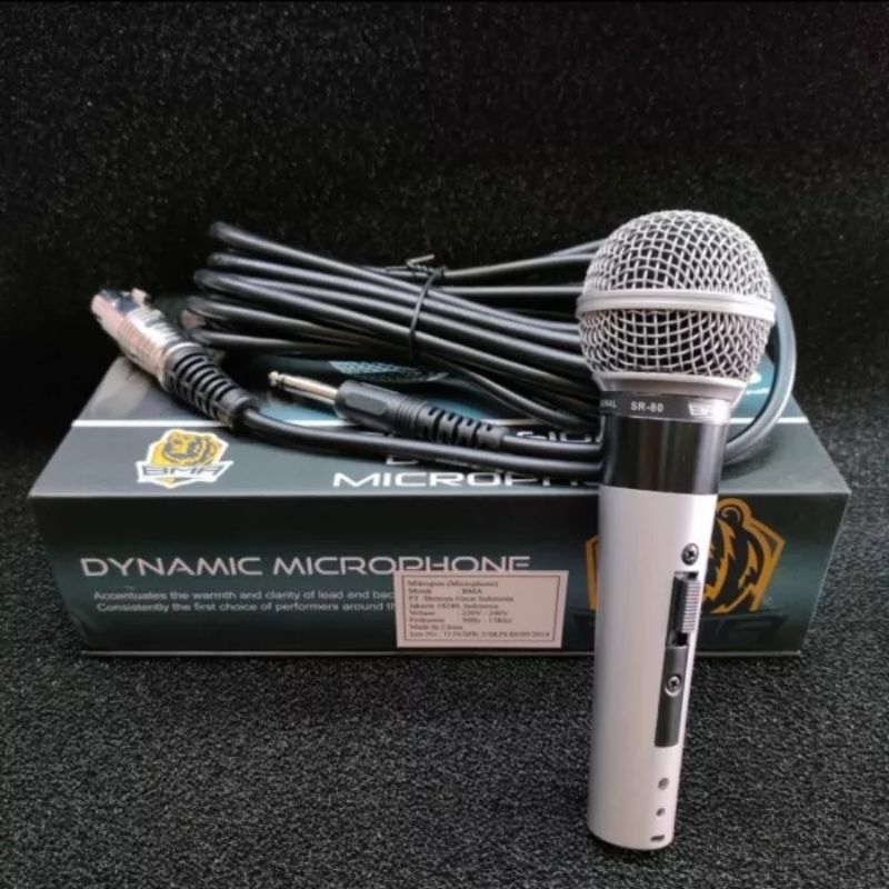 Mic kabel BMA SR-880 SR 880 SR80 mik Original Microphone BMA Asli