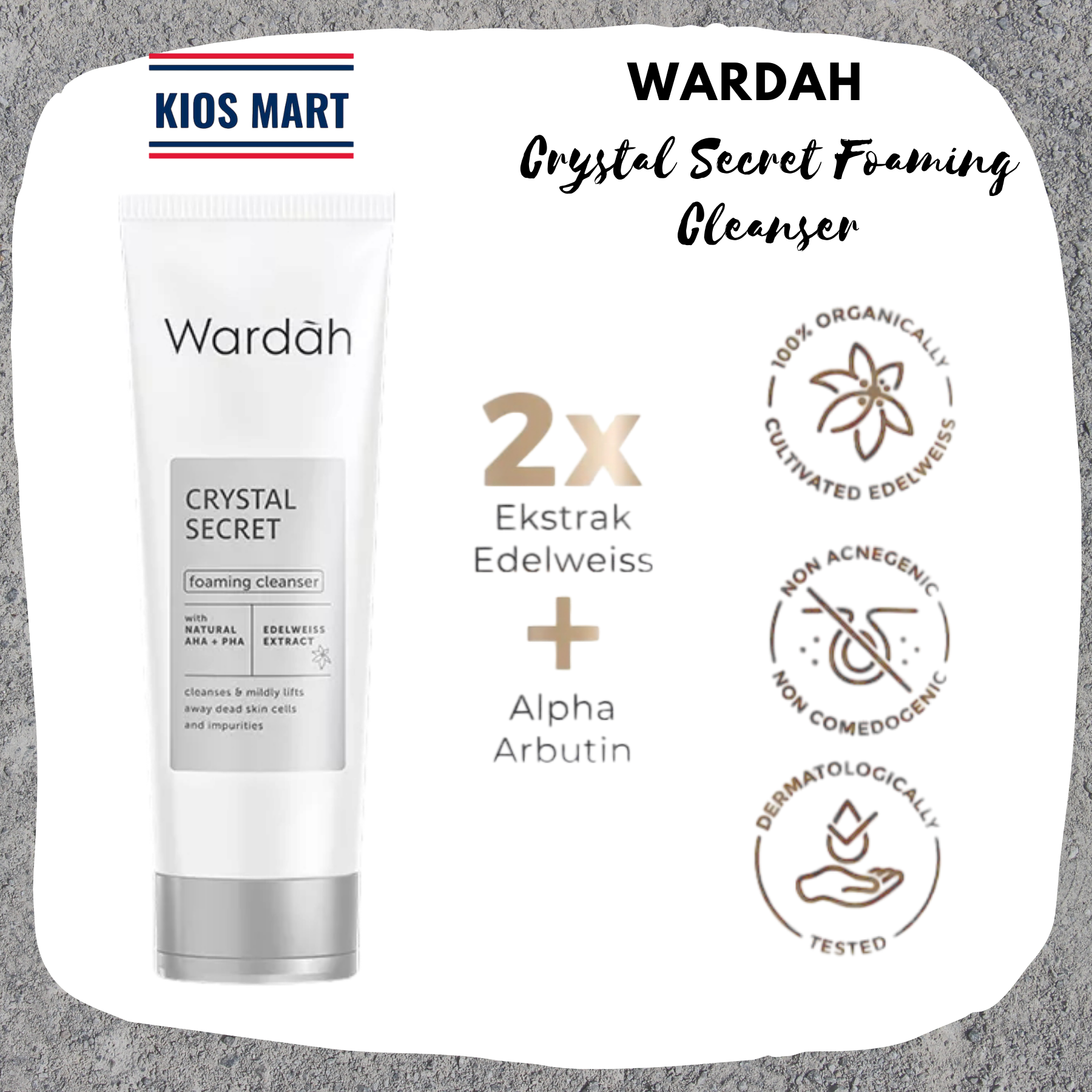 Wardah Crystal Secret Foaming Cleanser 100ml