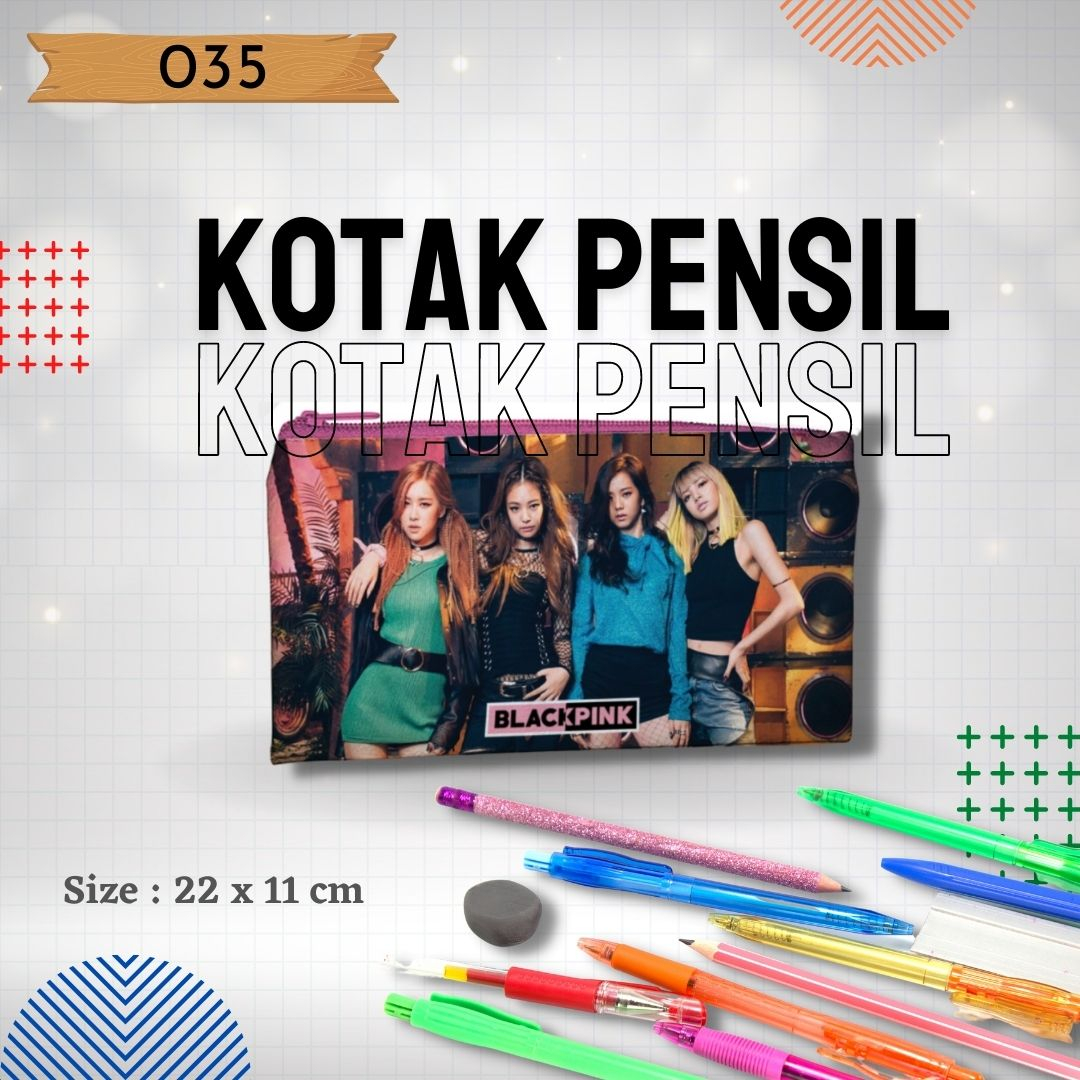 

Tempat Pensil, Kotak Pensil 035 gambar BLACK PINK Serbaguna Murah Dan Kualitas Terjamin.