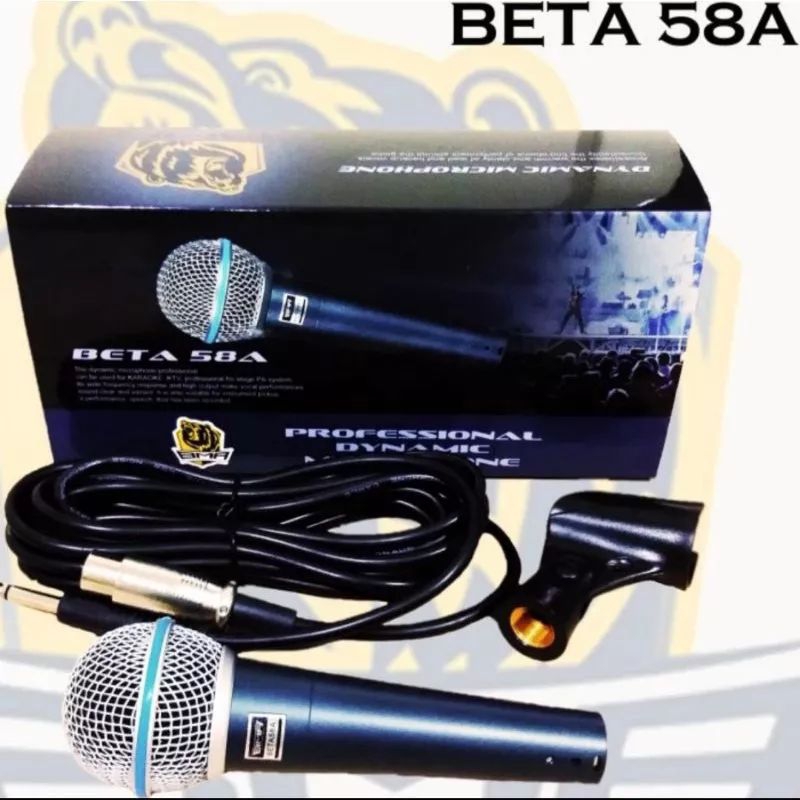 Mic kabel Microphone BMA Beta58A Beta 58 A Beta58S Asli mik Original